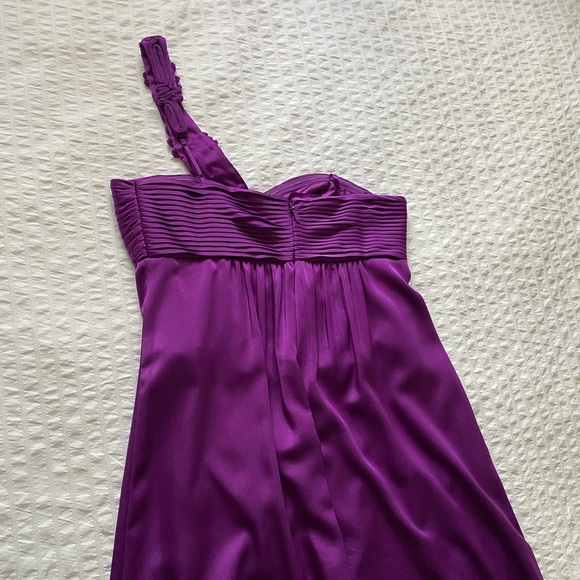 BCBG Maxazria one shoulder maxi dress - Picture 2 of 6